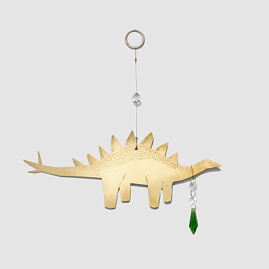 Стегозавр звездный (зеленый хрусталь)