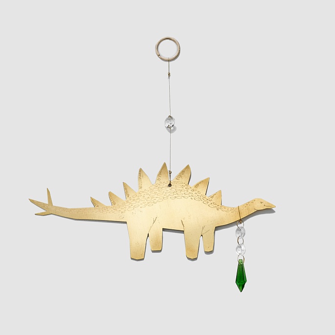 Стегозавр звездный (зеленый хрусталь)