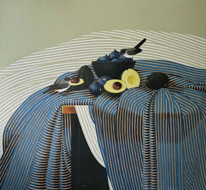 Брускетта с инжиром и авокадо