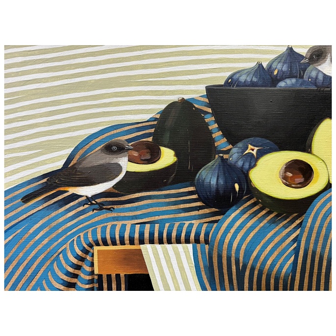 Брускетта с инжиром и авокадо