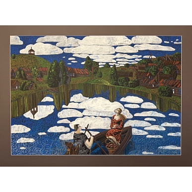 Небо над прудом