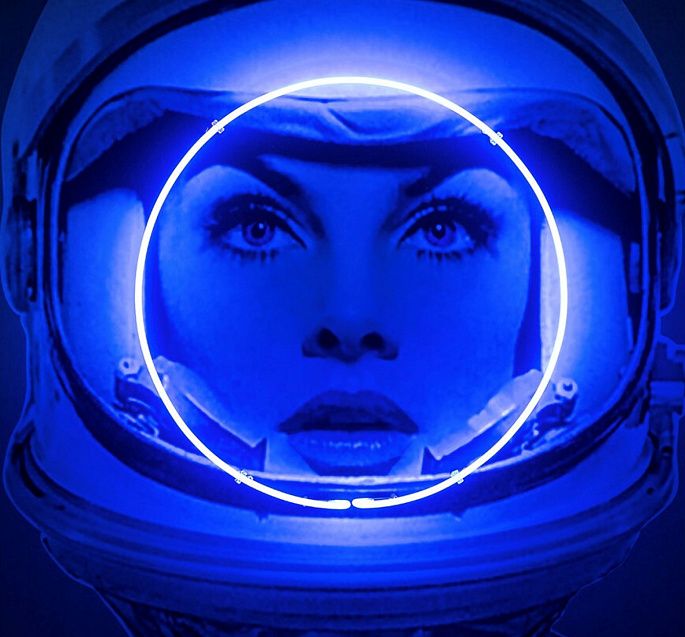 Blue Space Girl