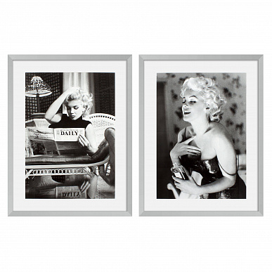Комплект из 2 фотографий Marilyn Monroe