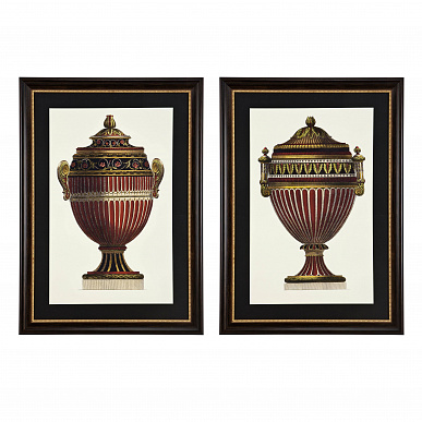 Комплект из 2 принтов Empire Urns