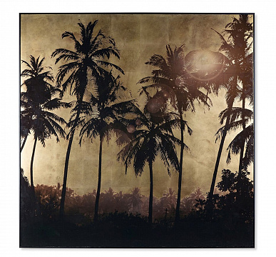 Gold Palm Trees A